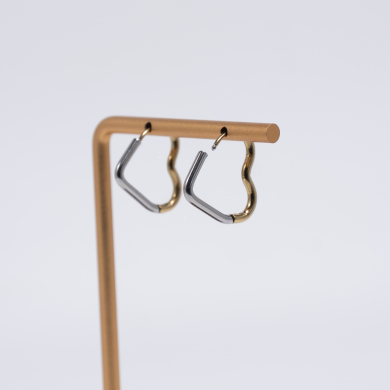 ARETES ZO13039E/2.0*18MM Bicolor Acero Inoxidable -F44