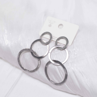 ARETES ZO11187E350 Plateado Acero Inoxidable -