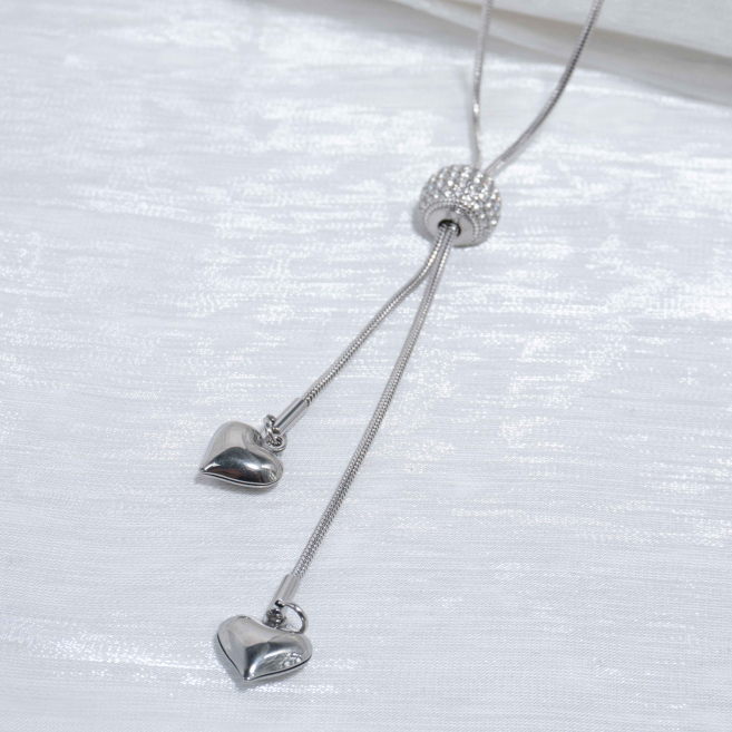 Collar ZO11845N Plateado Acero Inoxidable