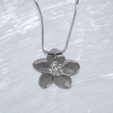 COLLAR ZO11281N250 Plateado Acero Inoxidable -2D12