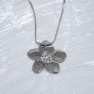 COLLAR ZO11281N250 Plateado Acero Inoxidable -2D12