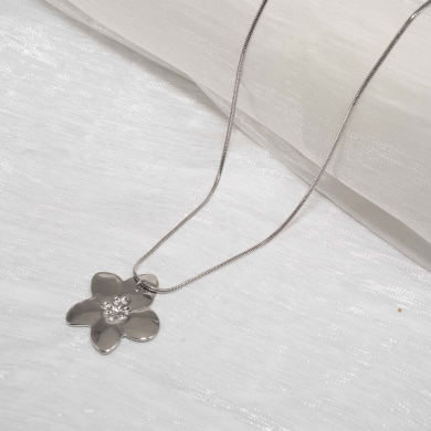 COLLAR ZO11281N250 Plateado Acero Inoxidable -2D12