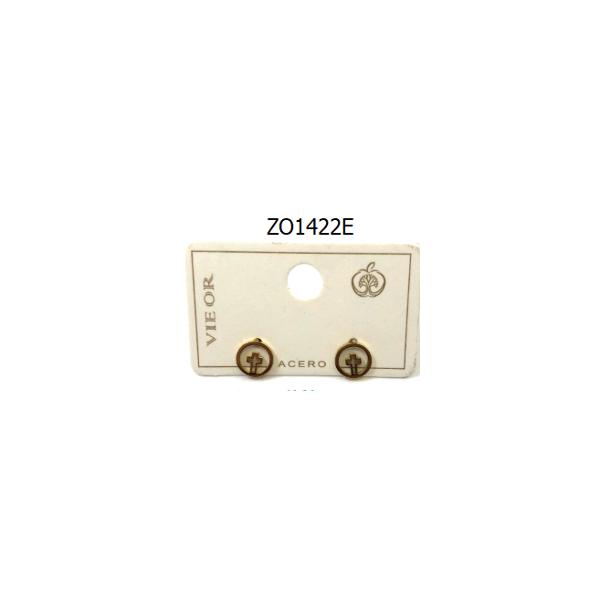 ARETES ZO1422E Plateado Acero Inoxidable -F13