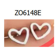 ARETES ZO6148E Plateado Acero Inoxidable -F13