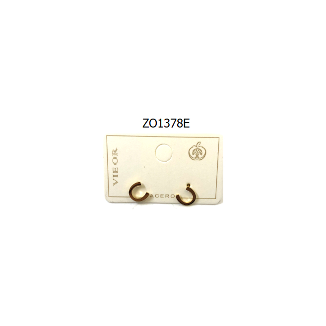 ARETES ZO1378E Plateado Acero Inoxidable -G15