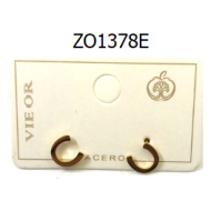 ARETES ZO1378E Plateado Acero Inoxidable -G15