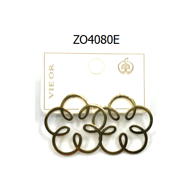 ARETES ZO4080E Plateado Acero Inoxidable -G410