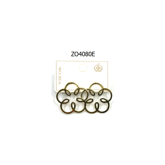 ARETES ZO4080E Plateado Acero Inoxidable -G410