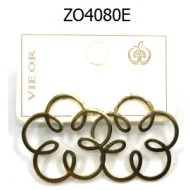 ARETES ZO4080E Plateado Acero Inoxidable -G410