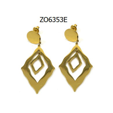 ARETES ZO6353E Plateado Acero Inoxidable -G52