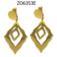 ARETES ZO6353E Plateado Acero Inoxidable -G52
