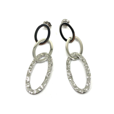 ARETES ZO6513E Plateado Acero Inoxidable -G52
