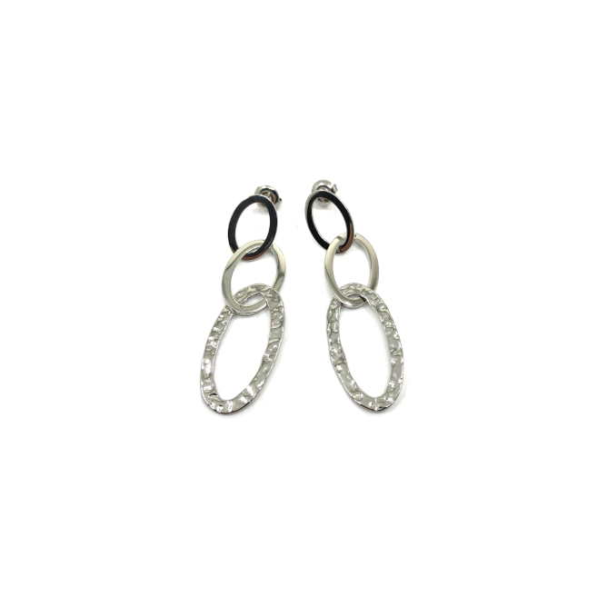 ARETES ZO6513E Plateado Acero Inoxidable -G52