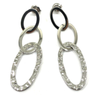 ARETES ZO6513E Plateado Acero Inoxidable -G52