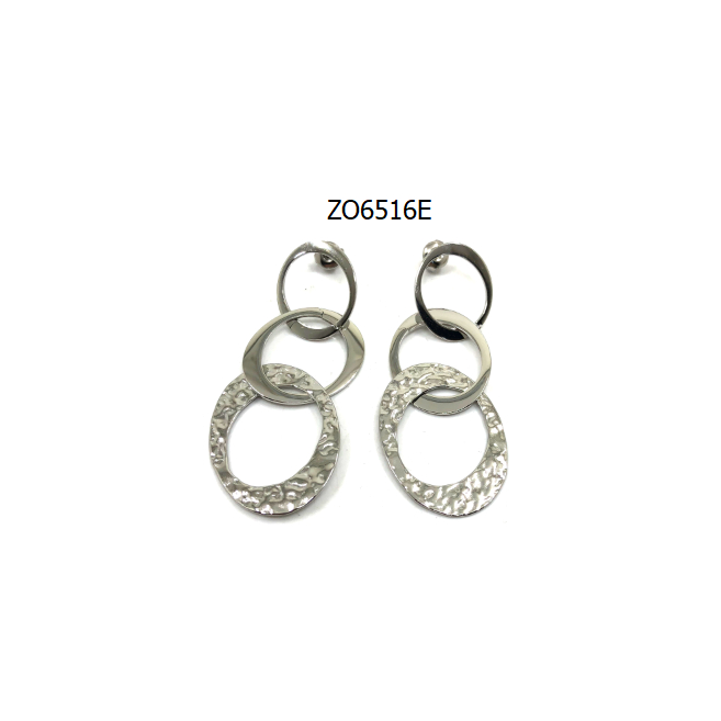ARETES ZO6516E Plateado Acero Inoxidable -G52