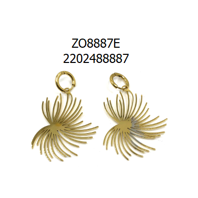 ARETES ZO8887E Plateado Acero Inoxidable -G33