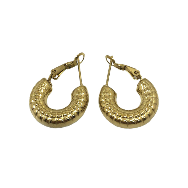 ARETES ZO12959E Plateado Acero Inoxidable -F410