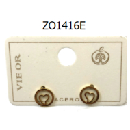 ARETES ZO1416E Plateado Acero Inoxidable -G210