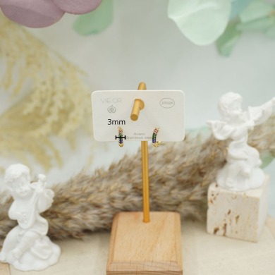 ARETES ZO10545E/7MM/250 Multicolor Acero Inoxidable -F22