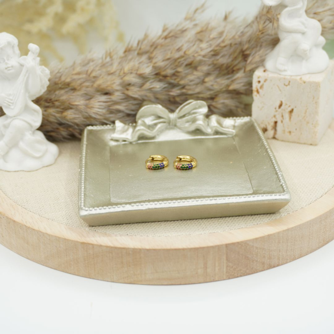 ARETES ZO10545E/7MM/250 Multicolor Acero Inoxidable -F22