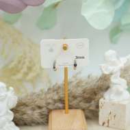 ARETES ZO10545E/7MM/250 Azul Acero Inoxidable -F22