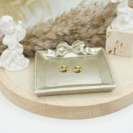 ARETES ZO10545E/7MM/250 Negro Acero Inoxidable -F22