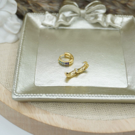 ARETES ZO10542E/8MM/200 Azul Acero Inoxidable -F22