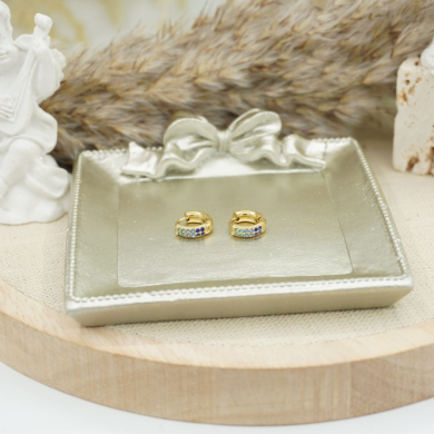 ARETES ZO10542E/8MM/200 Azul Acero Inoxidable -F22