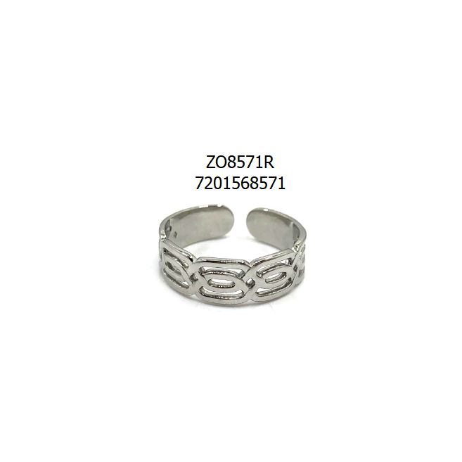 ANILLO ZO8571R Dorado Acero Inoxidable -2A23