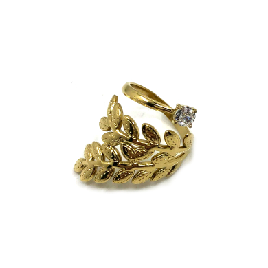 ANILLO ZO8734R Dorado Acero Inoxidable -2A57