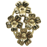 ANILLO ZO13098R Dorado Acero Inoxidable -2A57