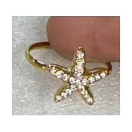 ANILLO ZO13344R Dorado Acero Inoxidable -A32
