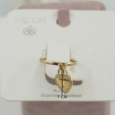 ANILLO ACERO Dorado ZO11903R -A31