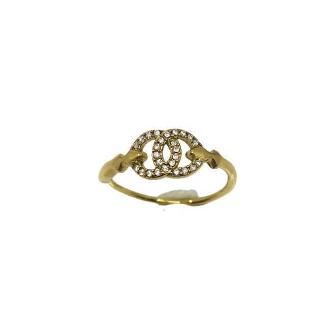 ANILLO ZO14891R Dorado Acero Inoxidable -A32