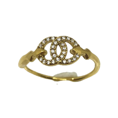 ANILLO ZO14891R Plateado Acero Inoxidable -A32