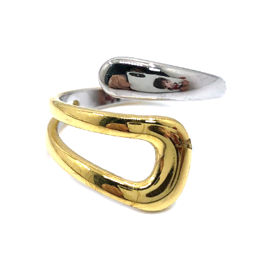 ANILLO ZO11122R150 Bicolor Acero Inoxidable -A23