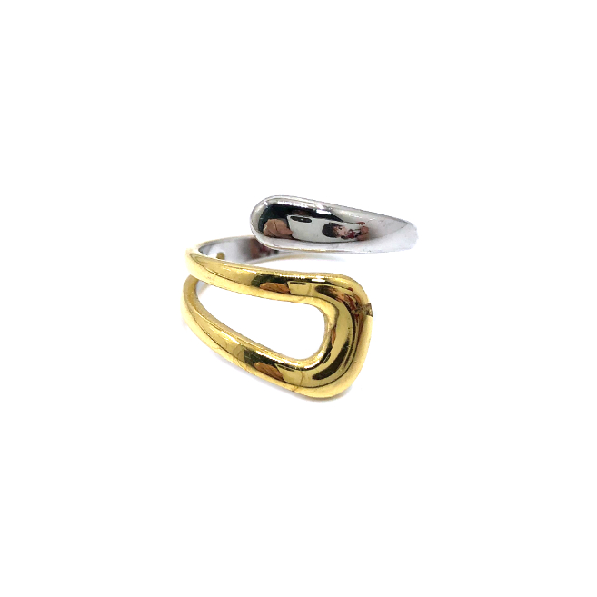 ANILLO ZO11122R150 Bicolor Acero Inoxidable -A23