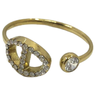 ANILLO ZO13232R Dorado Acero Inoxidable -A31