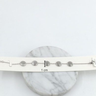 PULSERA Acero Plateado ZO10306B250 -2B24