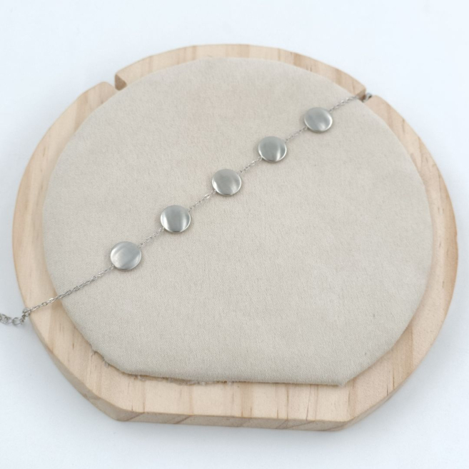 PULSERA Acero Plateado ZO10306B250 -2B24