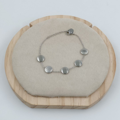 PULSERA Acero Plateado ZO10306B250 -2B24