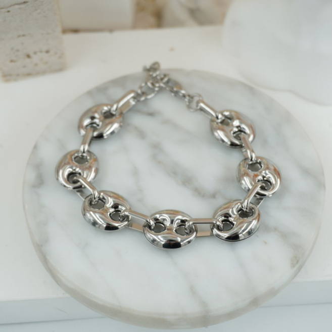 PULSERA ZO12164B390 Plateado Acero Inoxidable -2B51