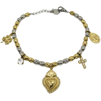 PULSERA ZO12828B Plateado Acero Inoxidable -2C44