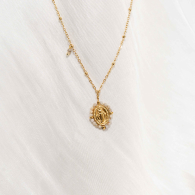 COLLAR Y00159 Beig Acero  Inoxidable -2D32