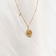 COLLAR Y00159 Beig Acero  Inoxidable -2D32