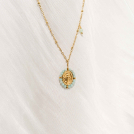 COLLAR Y00159 Azul Acero  Inoxidable -2D32