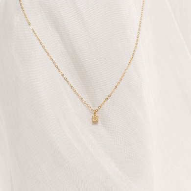 COLLAR ZO8368N180 DORADO Acero Inoxidable -2D14