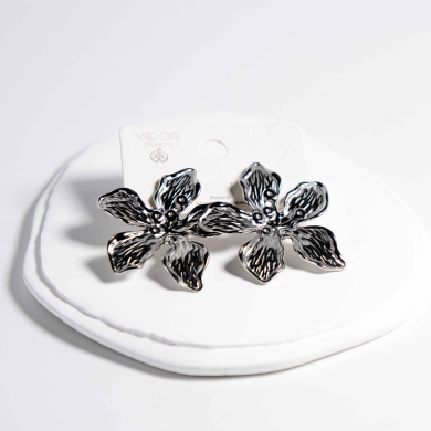 ARETES Y00222 Plateado Acero Inoxidable -G56