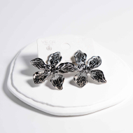 ARETES Y00222 Plateado Acero Inoxidable -G56