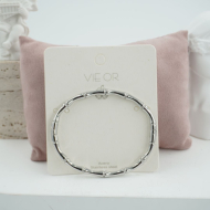 PULSERA ACERO Plateado ZO6702B450 -2C14